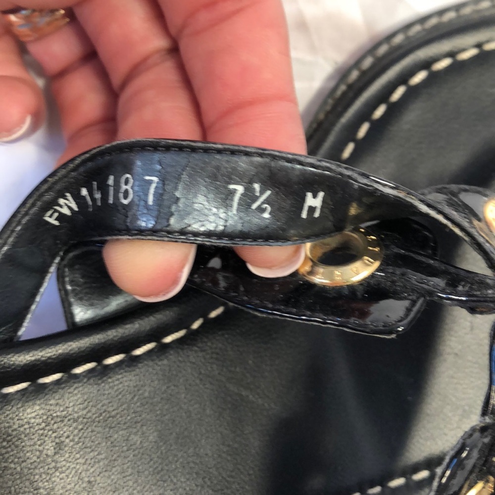 Stuart Weitzman Sandals. Size 7.5. Black - image 7